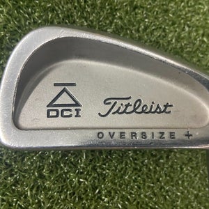 Titleist DCI Black Oversize Plus 6 Iron RH Select Stiff Graphite ~37.5" /mm6693