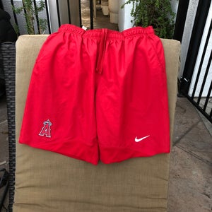 NIKE LA Angels Authentic Collection On-Field Shorts (LG)