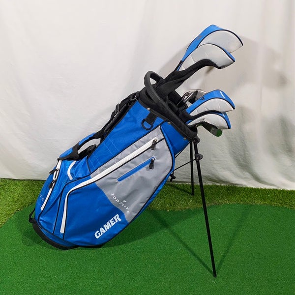 Top Flite Gamer Mens Right Handed Complete Golf Club Set With Stand Bag