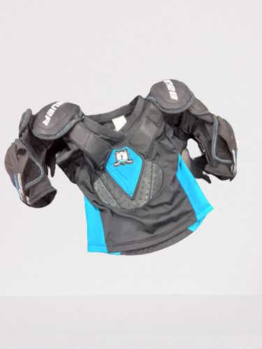 Used Bauer Prodigy Sm Ice Hockey Shoulder Pads