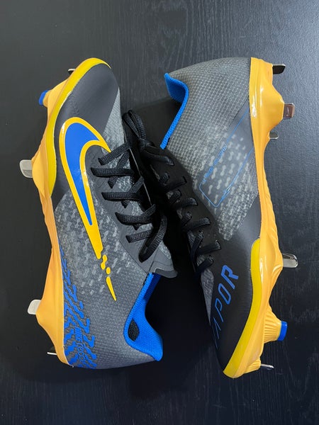 Rare Nike React Vapor Ultrafly Elite 4 UCLA Baseball Cleats DR0211-001  men's 9.