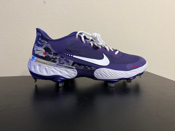 Nike Alpha Huarache Elite 3 Low PE TCU Purple/White DH0127-501 Mens Size 11