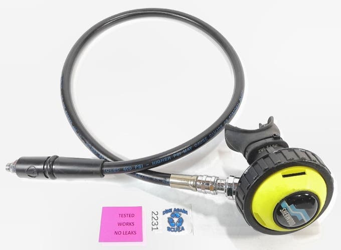 Sherwood Shadow Octopus Octo 2nd Second Stage Scuba Diving Regulator 35" hose