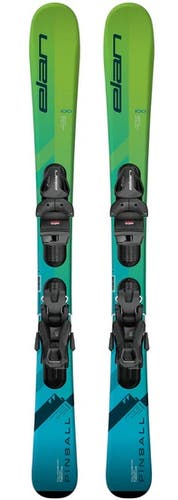 NEW 2024 Elan 110cm pinball Kids skis with EL 4.5 GW  System size adjustable Bindings
