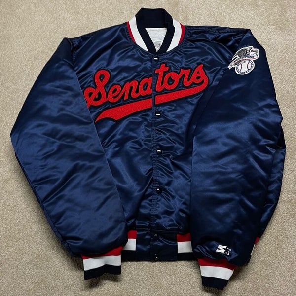 Washington Senators Jacket Men XL Starter Satin MLB Baseball Vintage 90s  USA