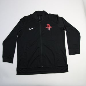 Houston Rockets Nike NBA Authentics DriFit Jacket Men's Black New XL