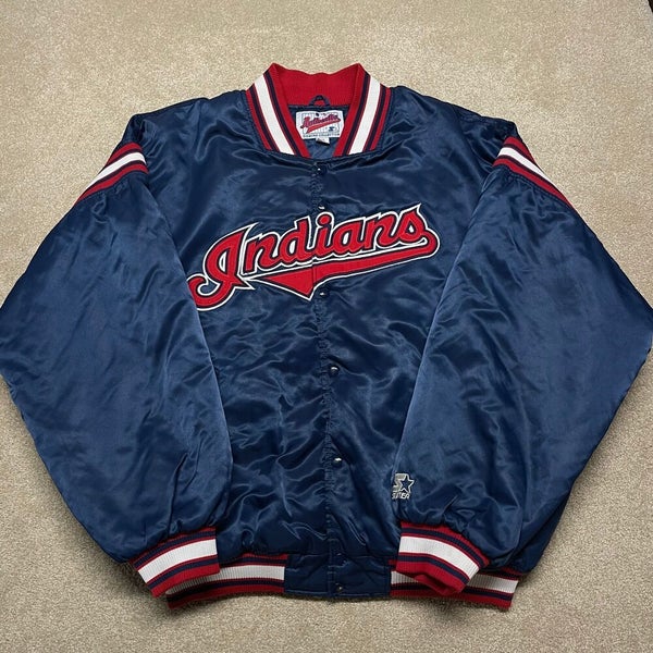 vintage 90s Cleveland Indians 1994 Starter Color Block Shirt M Starter tag  MLB