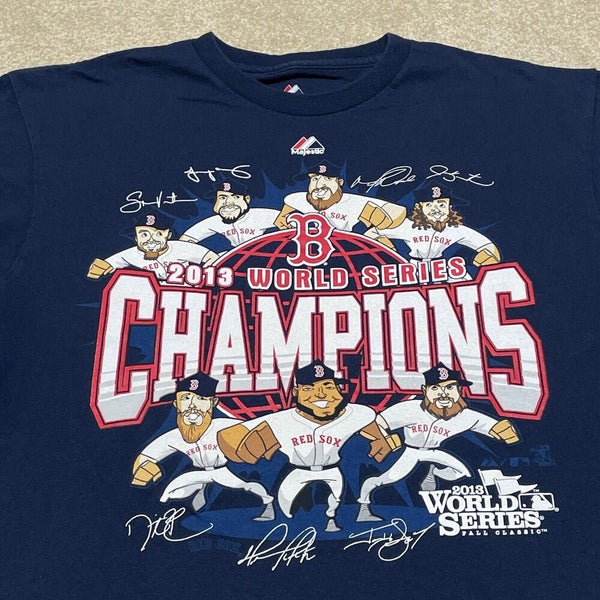 MLB Genuine Merchandise 2013 World Series Champions Red Sox t-shirt size L  Men's