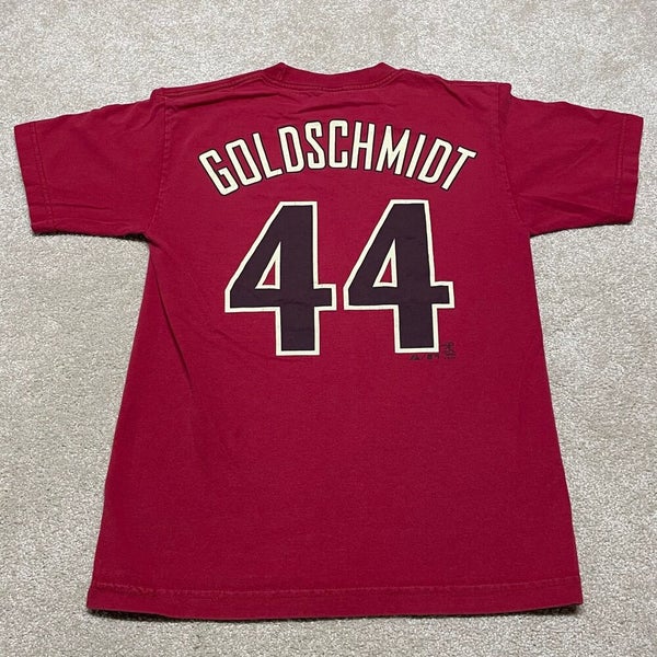 Paul Goldschmidt St. Louis Cardinals Majestic Official Name & Number T-Shirt  - Light Blue