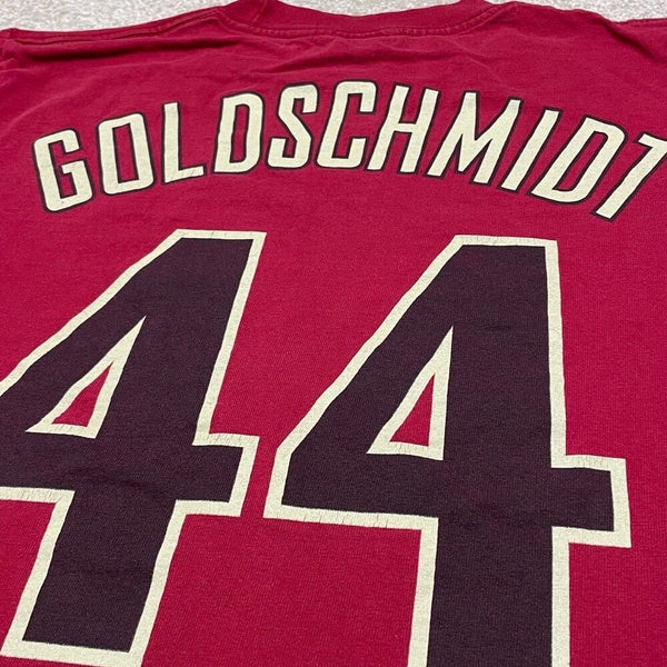 Majestic Men's Arizona Diamondbacks Paul Goldschmidt T-Shirt SMALL - BLACK