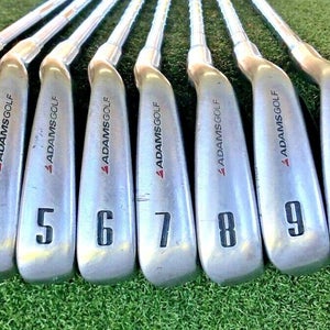 Adams Golf Tight Lies Iron Set 3-PW Graphite Tip STIFF Steel / Men's RH / sa4615