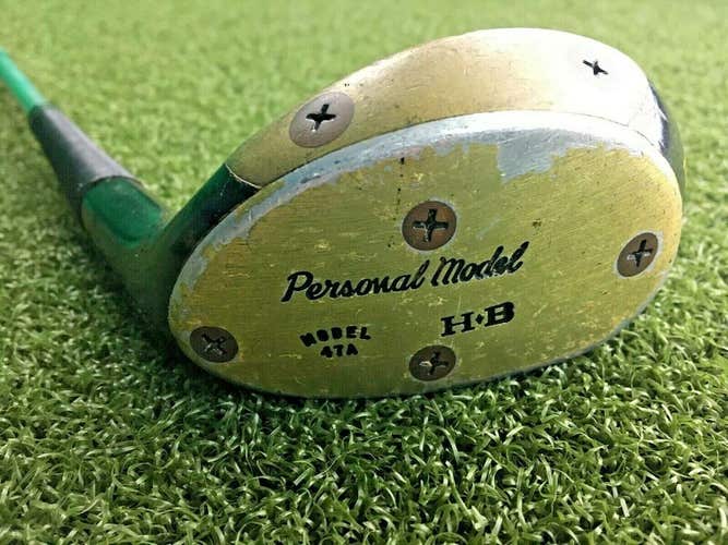 H&B Personal Model 47A Tuf-Wood Putter / RH / ~35" Steel / Nice Grip / mm4790