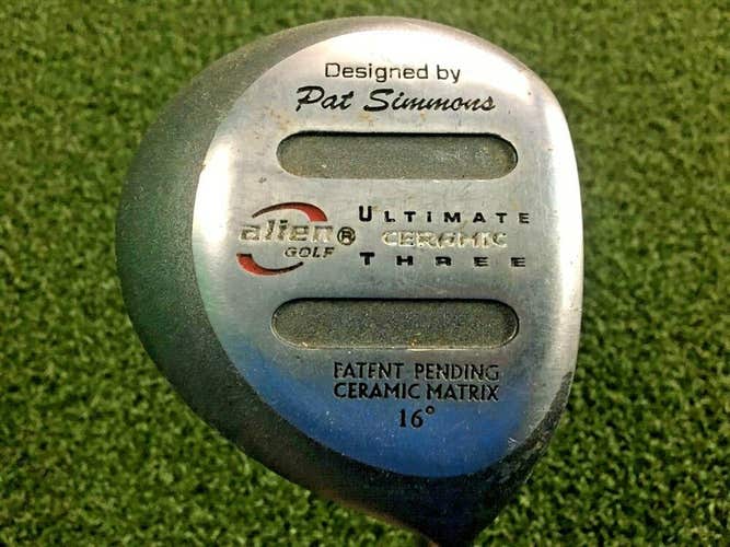 Alien Pat Simmons Ultimate Ceramic 3 Wood 16* / RH / Stiff Graphite / mm1301