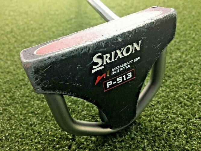 Srixon P-513 Mallet Putter  / RH /  Steel ~32.5" /  New Grip  / mm6778
