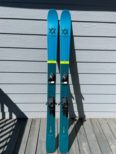 Used Men's 2020 Volkl Powder 100Eight Skis 181 cm with Salomon STH2 13 bindings