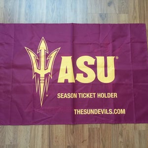 ASU Sun Devils NCAA ARIZONA STATE UNIVERSITY 2' X 3' Fan Cave Banner Flag!