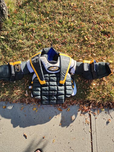 Used XL Brown Elite Goalie Chest Protector