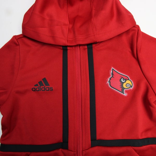 Women's Adidas Red Louisville Cardinals Fashion Pullover Hoodie Size: Extra Small