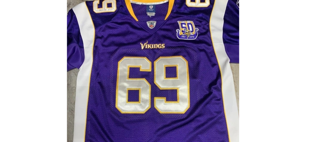 Jared Allen Minnesota Vikings 2010 50th Season Jersey Men's 54