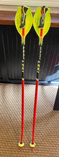 Used 46in (115cm) Leki Racing World Cup Lite SL Ski Poles