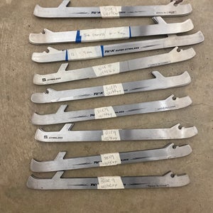 2 Sets of Bauer Tuuk Stainless Steel Goalie Runners 4MM Size 9 Senior