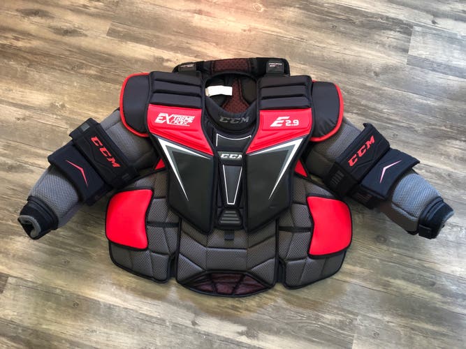 Used Large CCM Extreme Flex Shield E2.9 Goalie Chest Protector