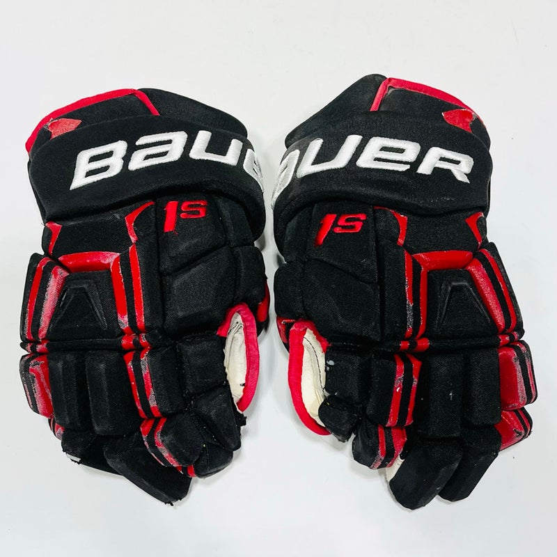 Rogle BK SHL Bauer Supreme 1S Pro Stock Hockey Gloves Green 14 |  SidelineSwap