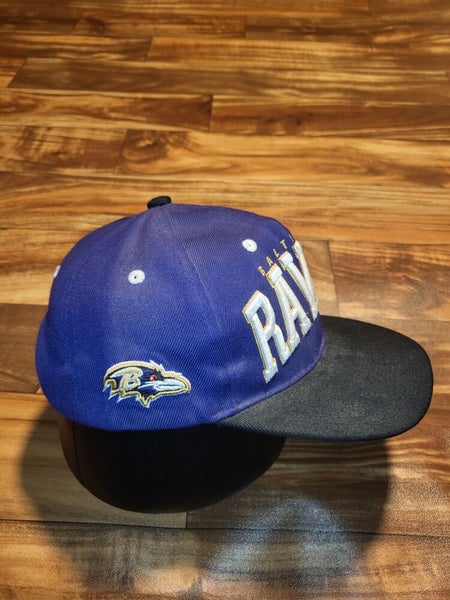 Vintage Baltimore Ravens Cap Hat Full Leather NFL Hat 