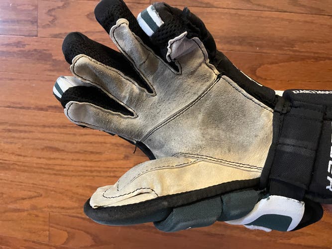 Used Bauer Supreme 1S Gloves 13" Black and Green