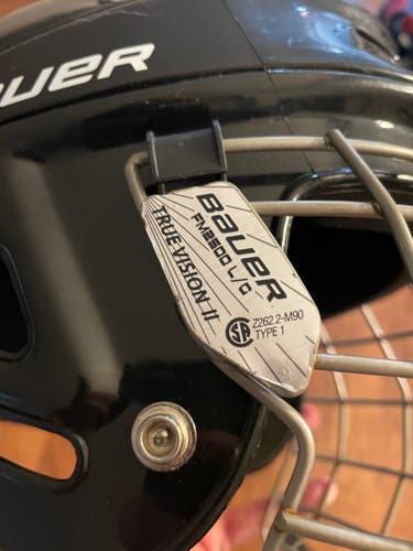 Used Large Bauer True Vision II Helmet
