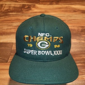 Vintage Green Bay Packers NFL Sports Super Bowl XXXI Champion Wool Hat Snapback