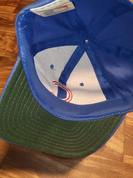 Vintage Chicago Cubs Drew Pearson Chalk Line Snapback Hat Big Logo Cap MLB  90s