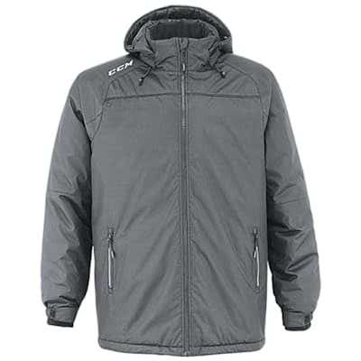 NEW CCM Team Winter Jacket, Dark Gray Heather, Sr. XXXL