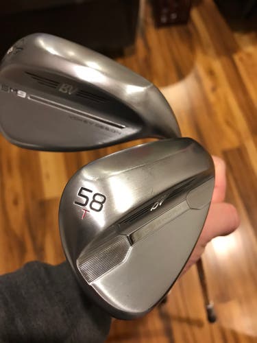 Titleist Vokey Wedgeworks T Grind Wedge 58° And 54 S Grind Wedge
