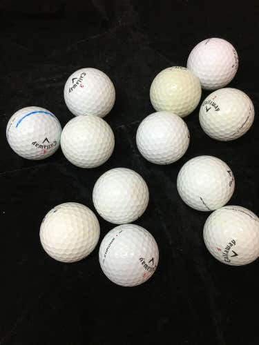 Callaway Hex Chrome/ Chrome+ ....12 Premium AAA Used Golf Balls...FREE SHIPPING!