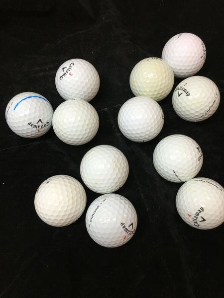 Callaway Hex Chrome/ Chrome+ ....12 Premium AAA Used Golf Balls...FREE SHIPPING!