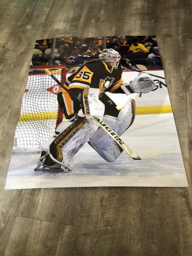 NHL Tristan Jarry Poster Pittsburg Penguins 30x24