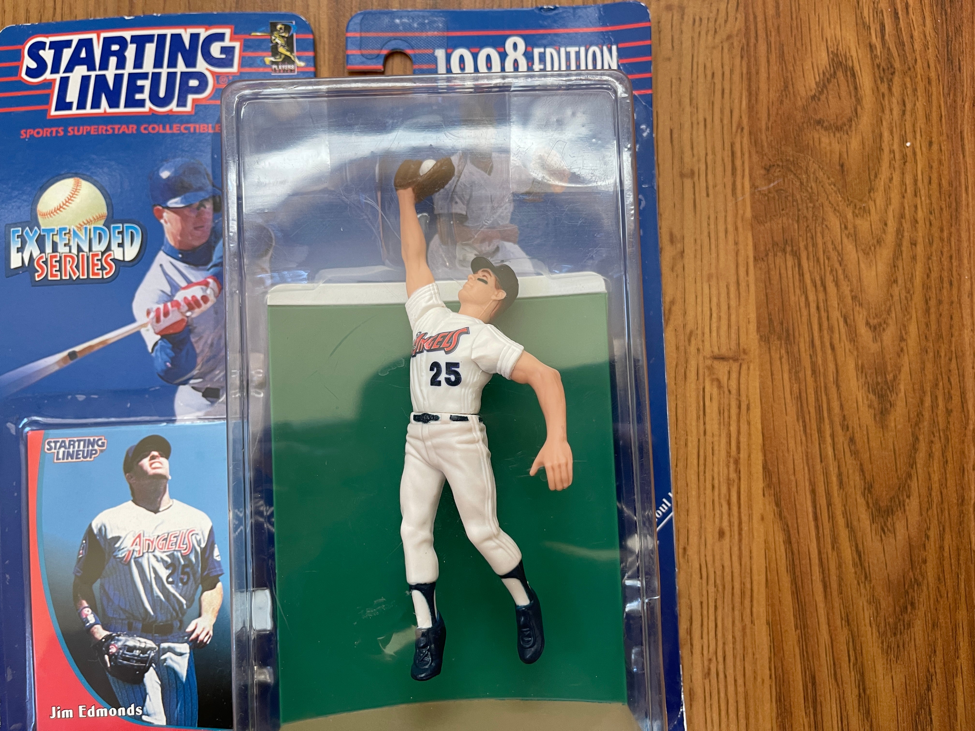 Starting Lineup JIM EDMONDS 1998 extended CA Angels sports baseball –  ActionFiguresandComics