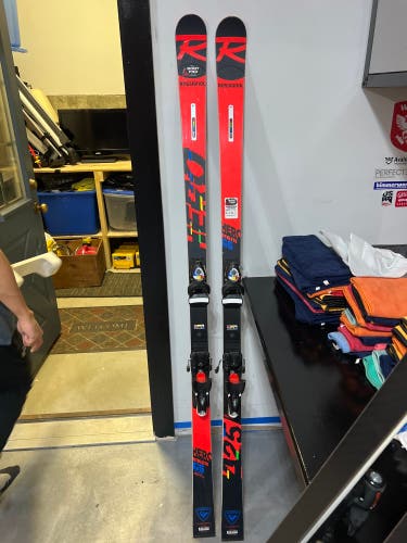 Used 2021 Racing With Bindings Max Din 15 Hero Athlete GS Skis