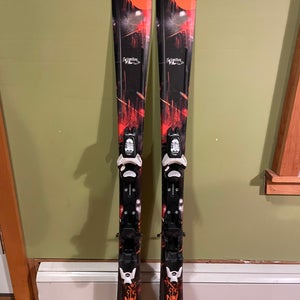 Used Rossignol Scimitar Jr 120 Skis With Bindings