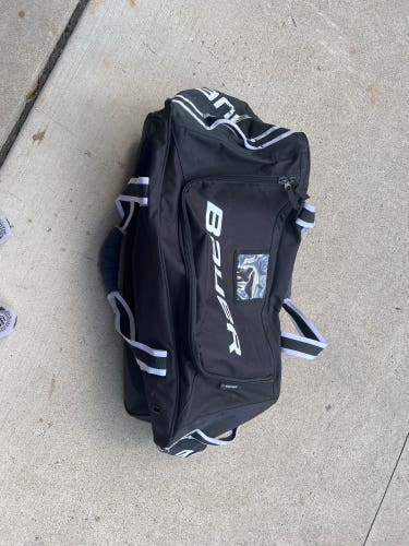 Used Bauer hockey roller bag