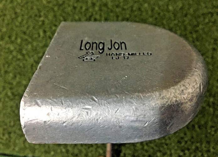 Long Jon LJ-17 Hand-Milled Long Mallet Putter RH / Steel ~45" / NEW GRIP /mm7285