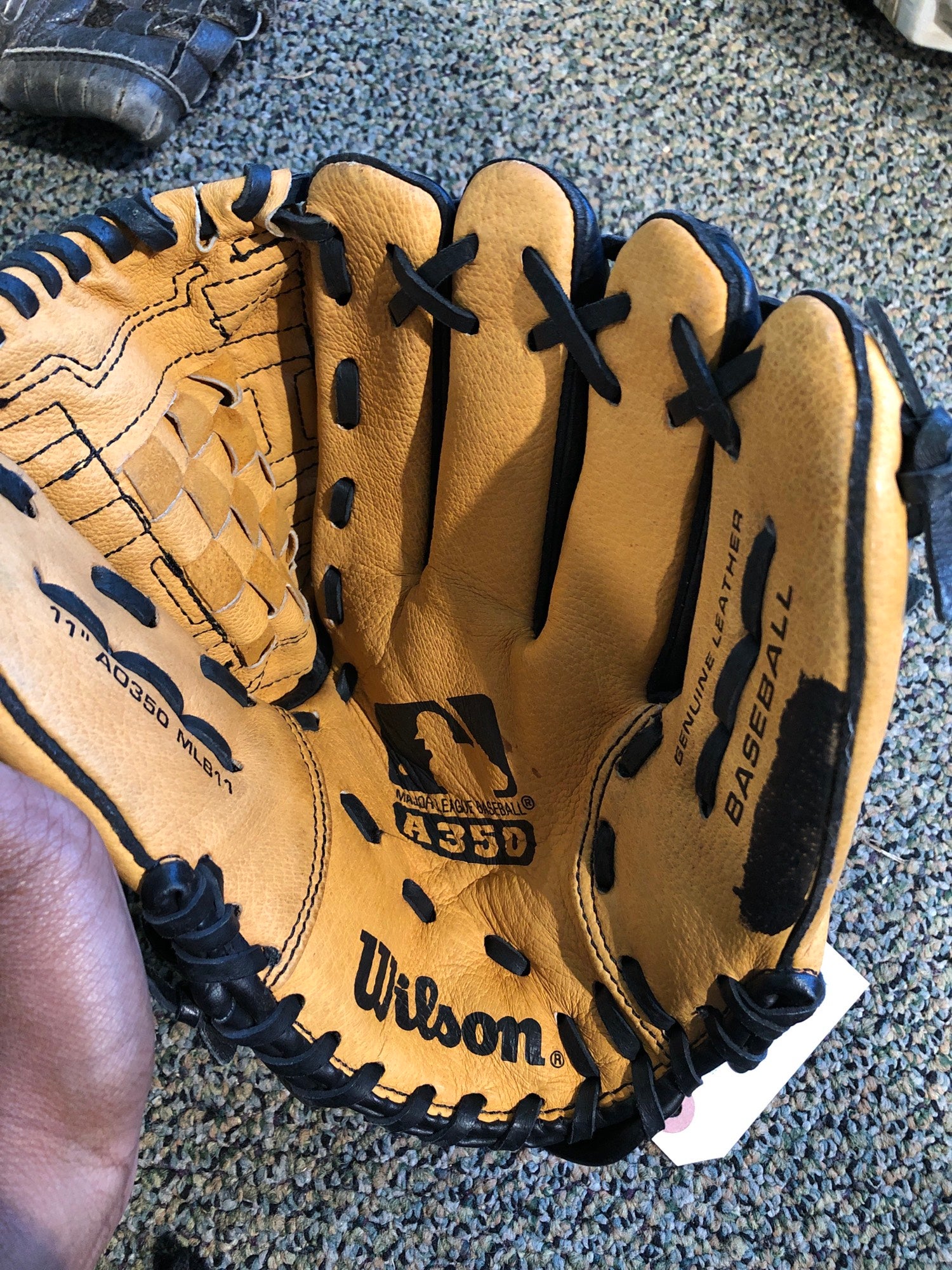 wilson a350 glove