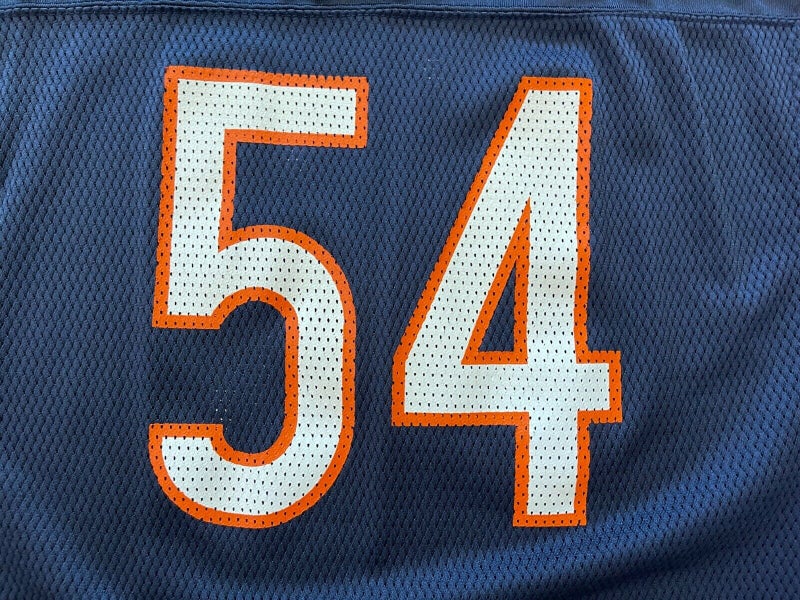 Brian Urlacher 54 Chicago Bears Reebok Vintage Jersey Size 