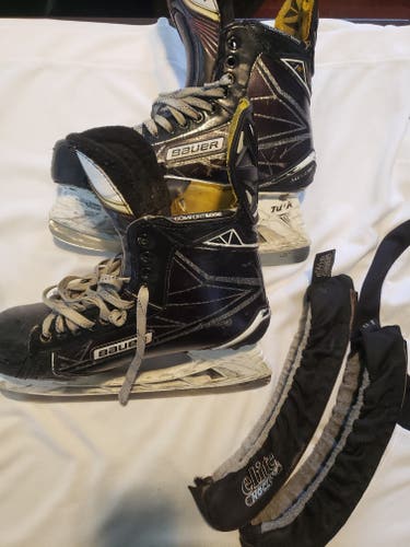 Senior Used Bauer Supreme 1S Hockey Skates Regular Width Pro Stock Size 11
