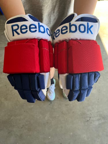 Pro Stock Reebok NY Rangers Hagelin Gloves 14" New