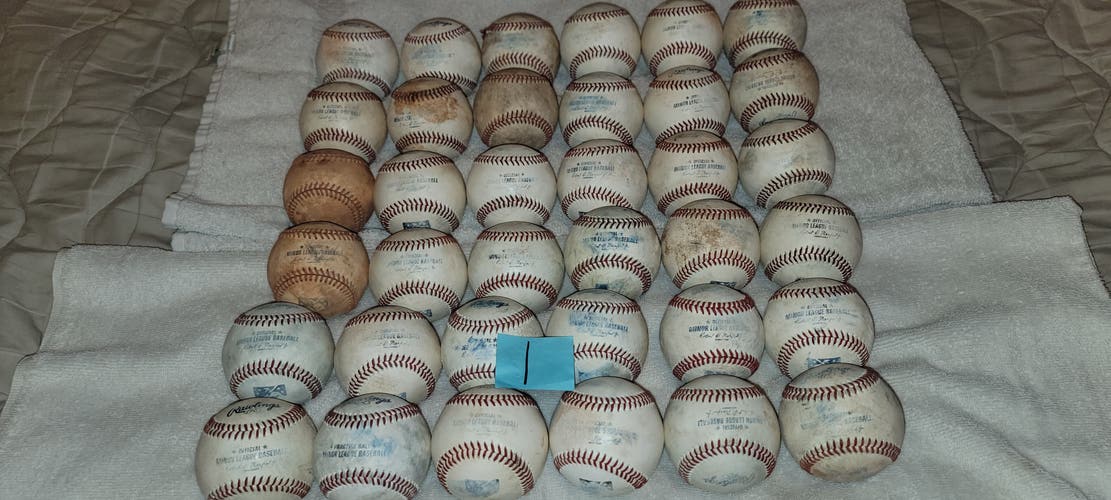 Used Rawlings Official Minor League Baseballs 36 Pack (3 Dozen)