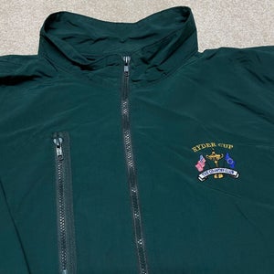 PGA Ryder Cup Golf Jacket Men XL Adult Green Country Club Vintage Retro USA