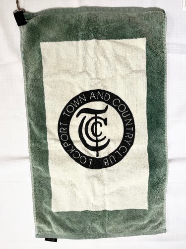 LOCKPORT TOWN & COUNTRY CLUB GOLF TOWEL