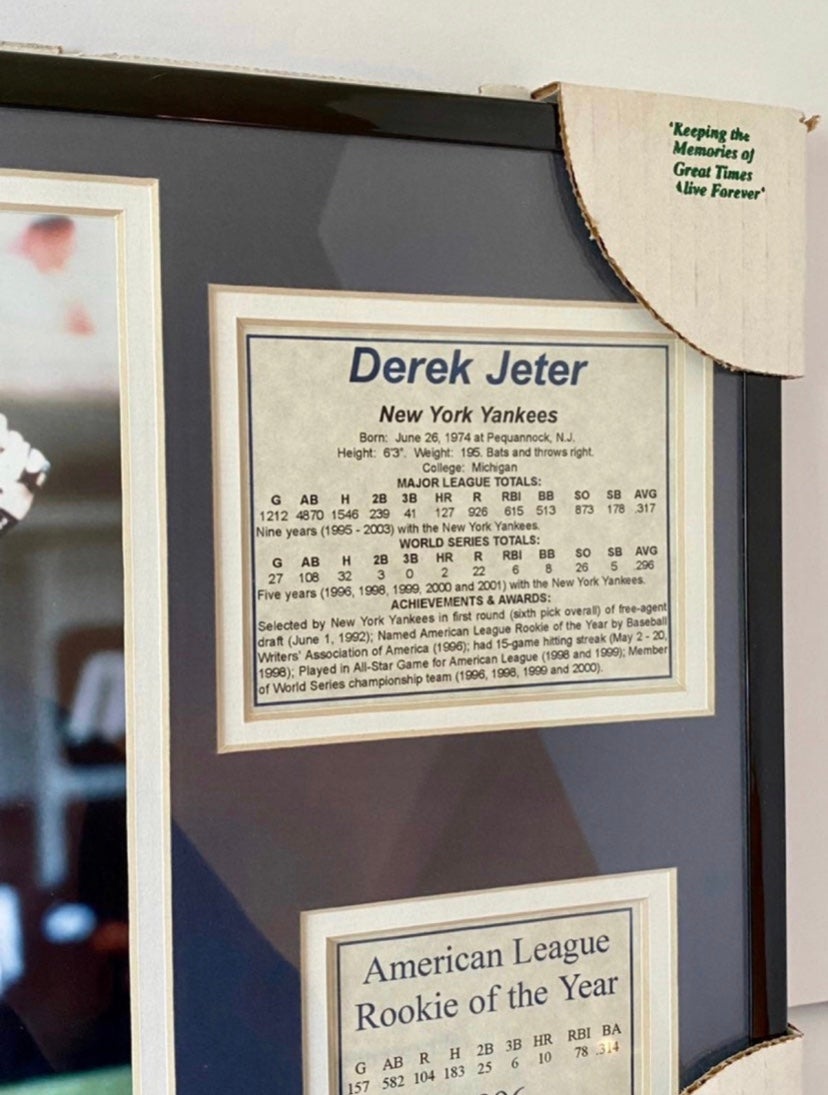 MLB new york yankees "Derek Jeter" Original Hand signed